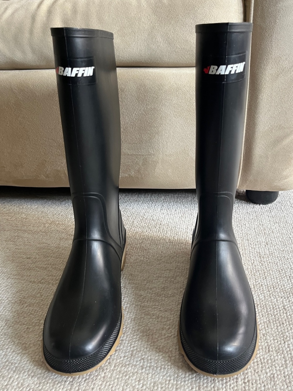 Baffin Men's Black Tall Waterproof Rain Boots